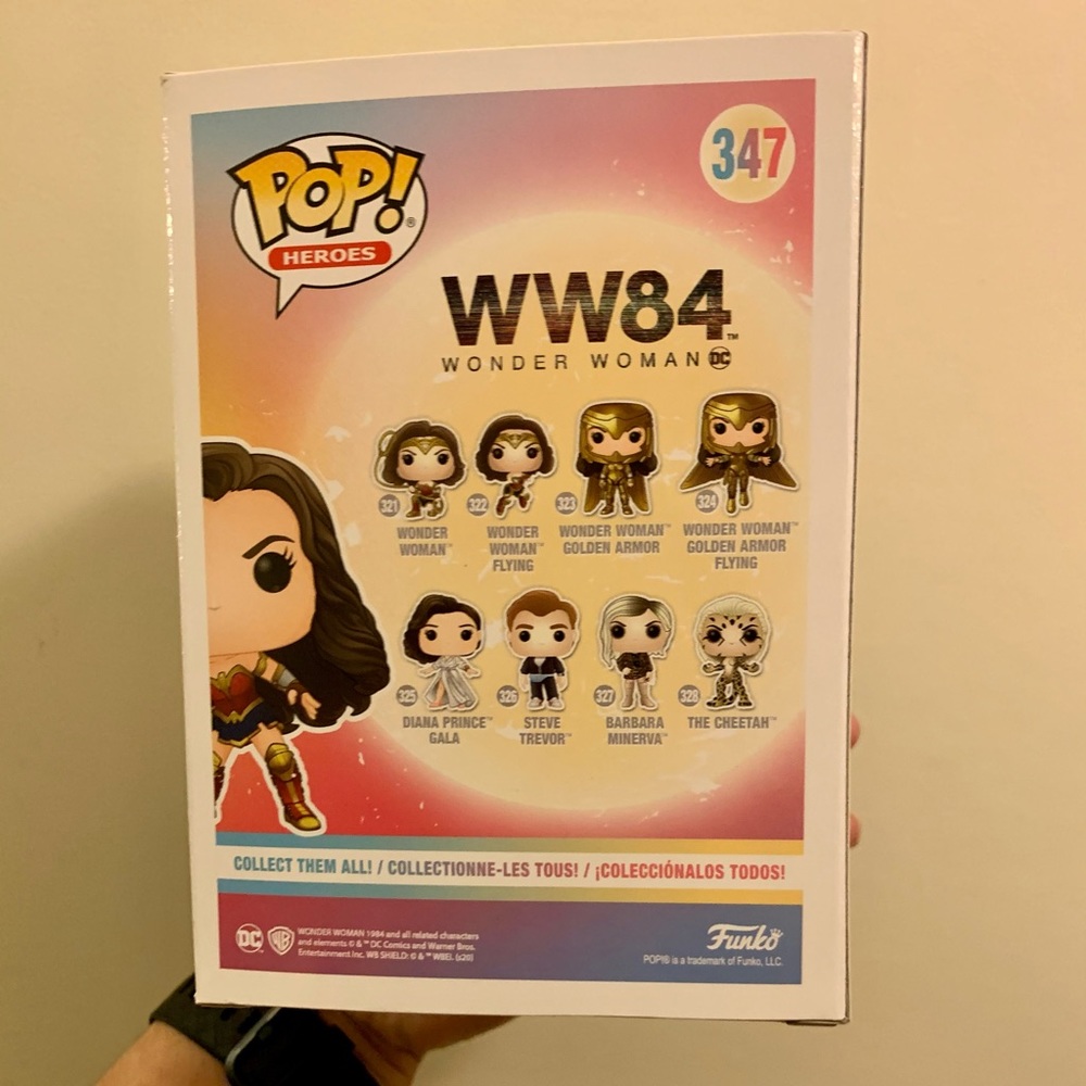 NIB Wonder Woman 1984 Exclusive Funko Pop 347 - Picture 7 of 8